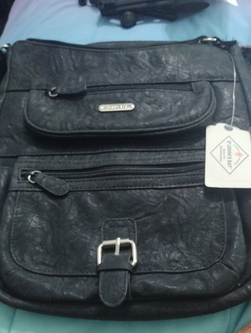 St. John's Bay Black Crossbody Bag (Purse) New